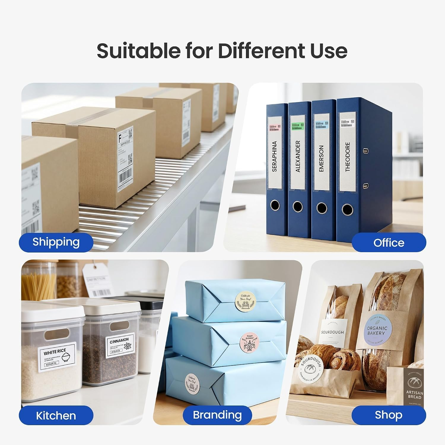 Bluetooth Thermal Shipping Label Printer, 4X6 Thermal Label Printer - Image 8